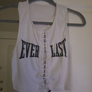 Forever 21 Women's XL Crop Top - Everlast - No Tags - Pre Loved - Adjustable